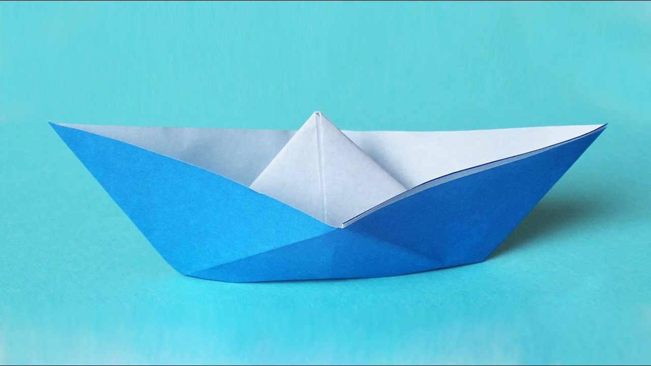Origami Barca (con Carta Quadrata) | Facile per Bambini | Easy Origami Boat (with Square Paper)