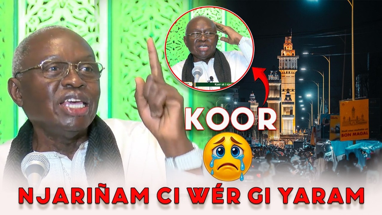 🔴 KOOR AK INJARIÑAM CI WÉR GI YARAM Prof Muhmmadul Amiin Gëy BBisup 5eel Waxtaanu Koor 1447H