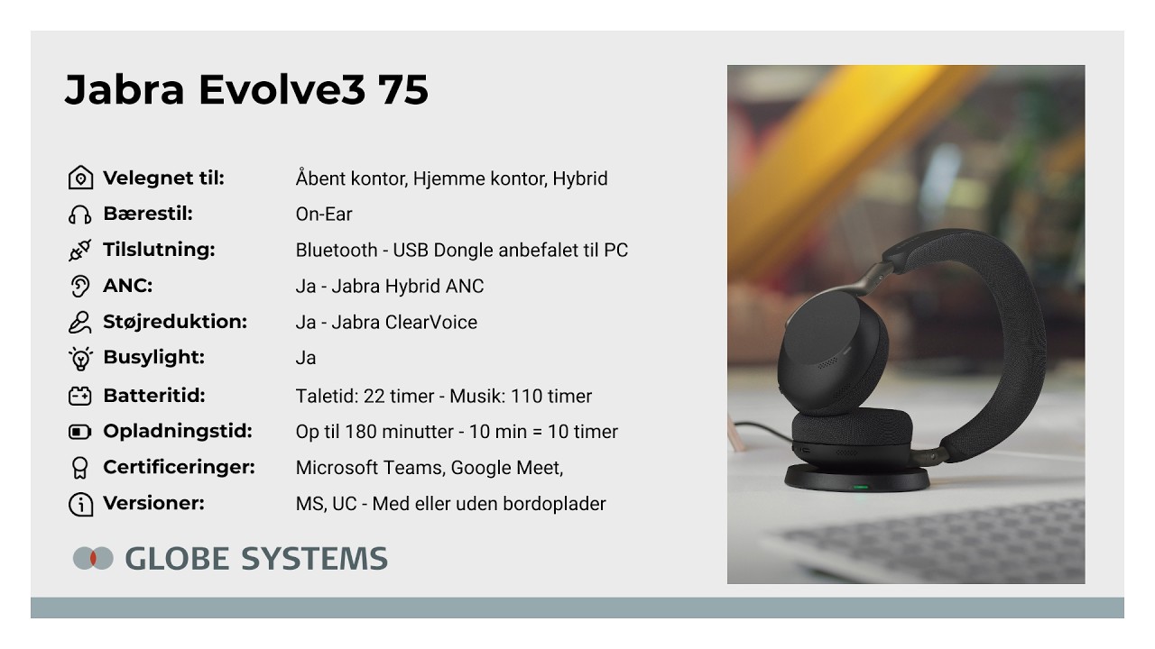 Jabra Evolve3 75