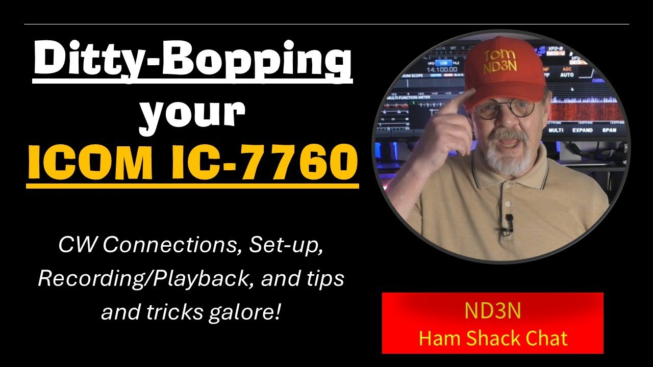 Setting up and operating your IC-7760 in CW Mode
