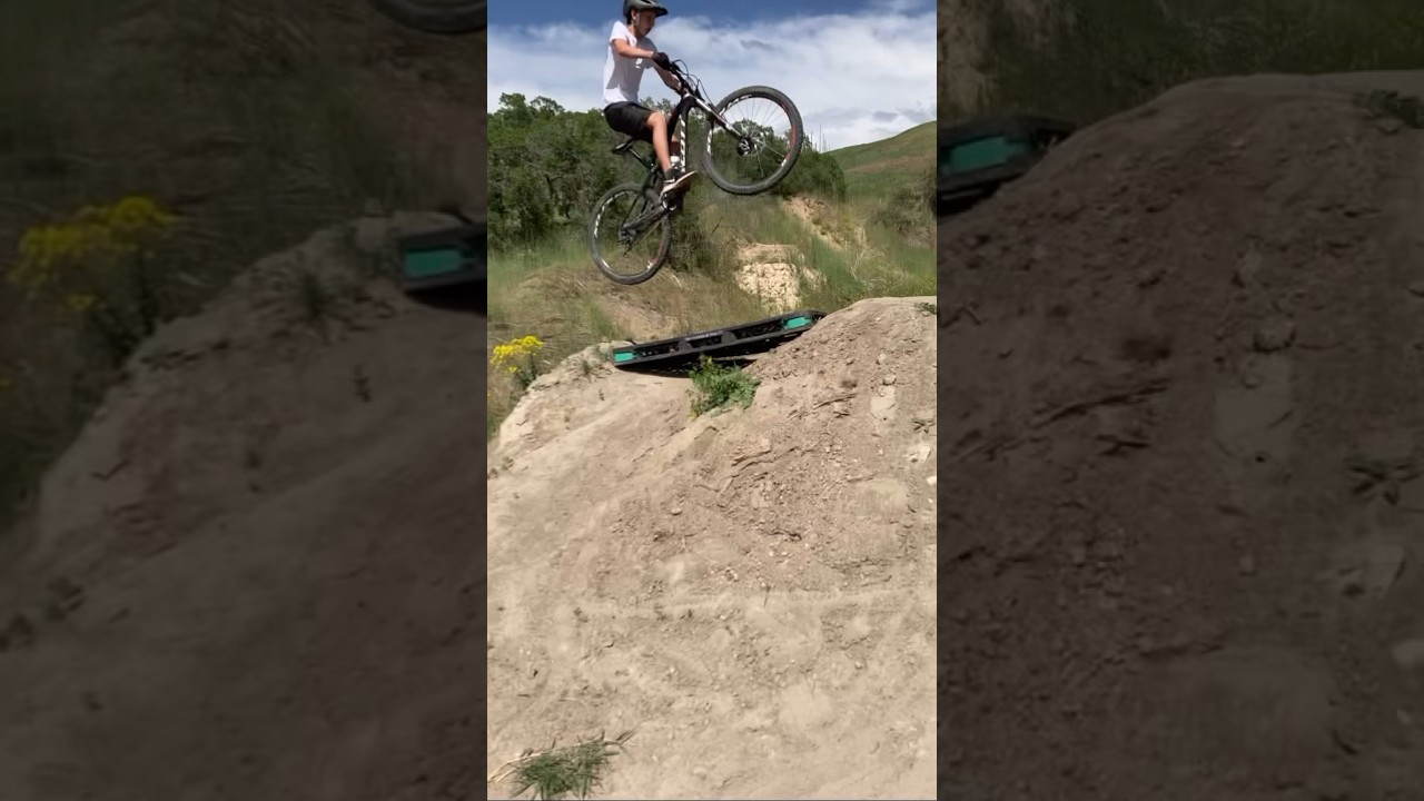 Finally Clearing Mini Stepup! #mtb #bike #jump #stepup #mini #nocase #case #shorts