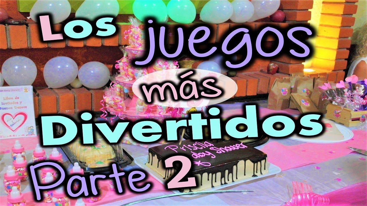 JUEGOS para BABY SHOWER parte 2 / Dinámicas divertidas!