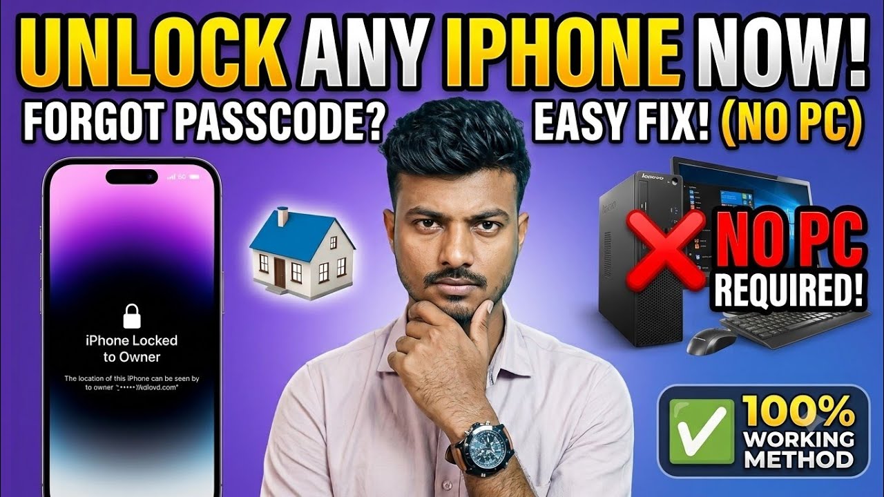 How To Hard Reset IPhone Without PC ? | In Tamil | 2025