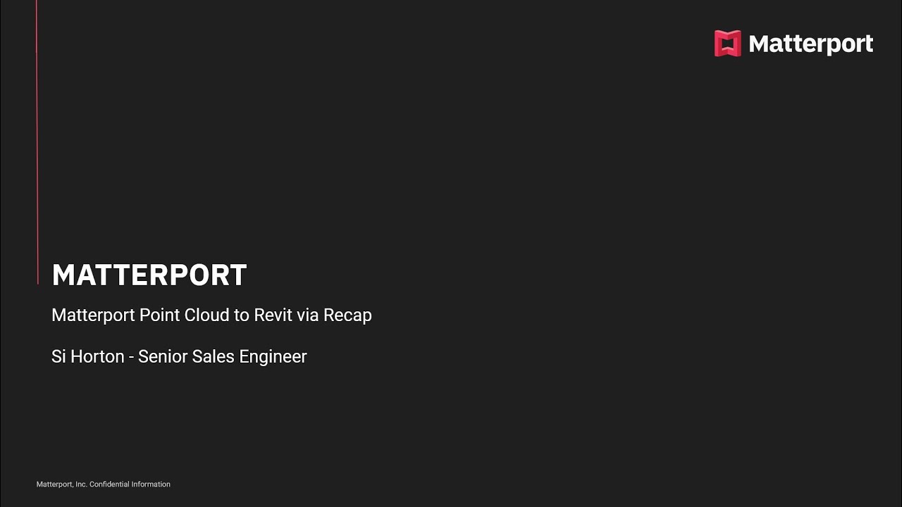 Matterport Point Cloud to Revit via Recap Workflow