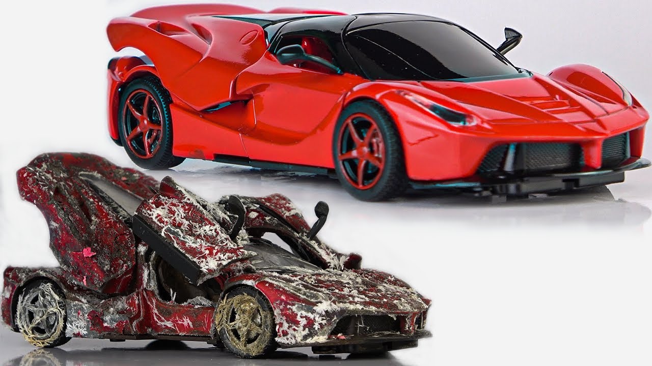 Restoration Damaged Ferrari - Old Model Supercar Restoration