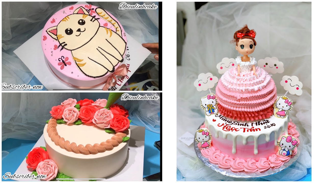 Top 4 mẫu bánh ngẫu nhiên dễ thương | Dieulinhcake
