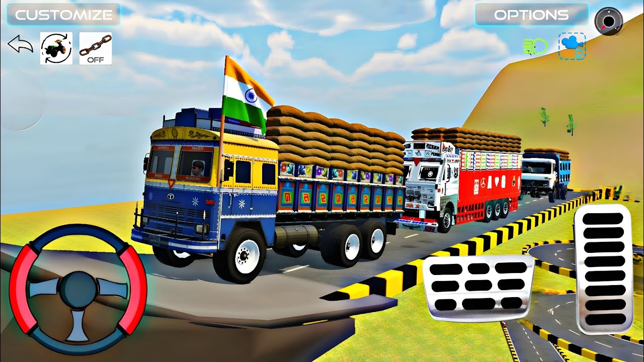 Unloading Stone From Dumper🔥 And Drive Loaded Trucks 💀 | Playing With Extreme Offroading 🙀🔥 #truck