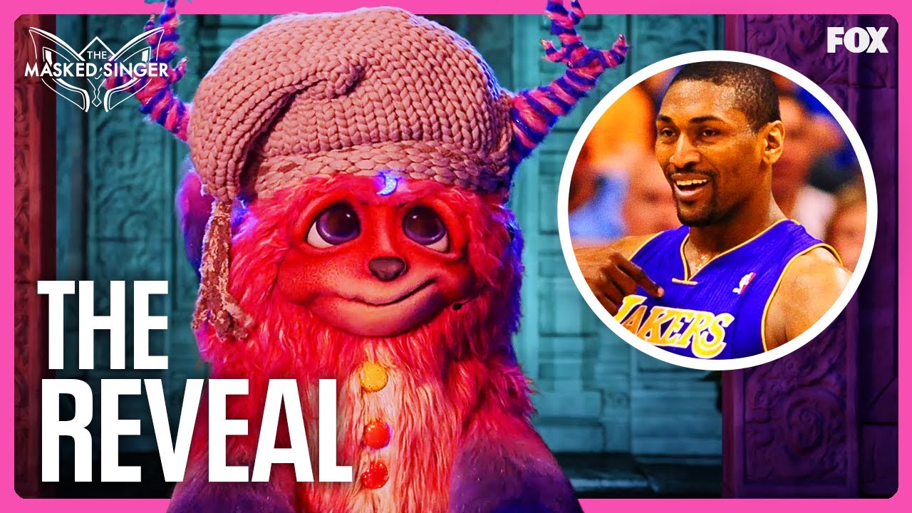 The Reveal: Metta World Peace is Cuddle Monster | Season 10 | The Masked Singer