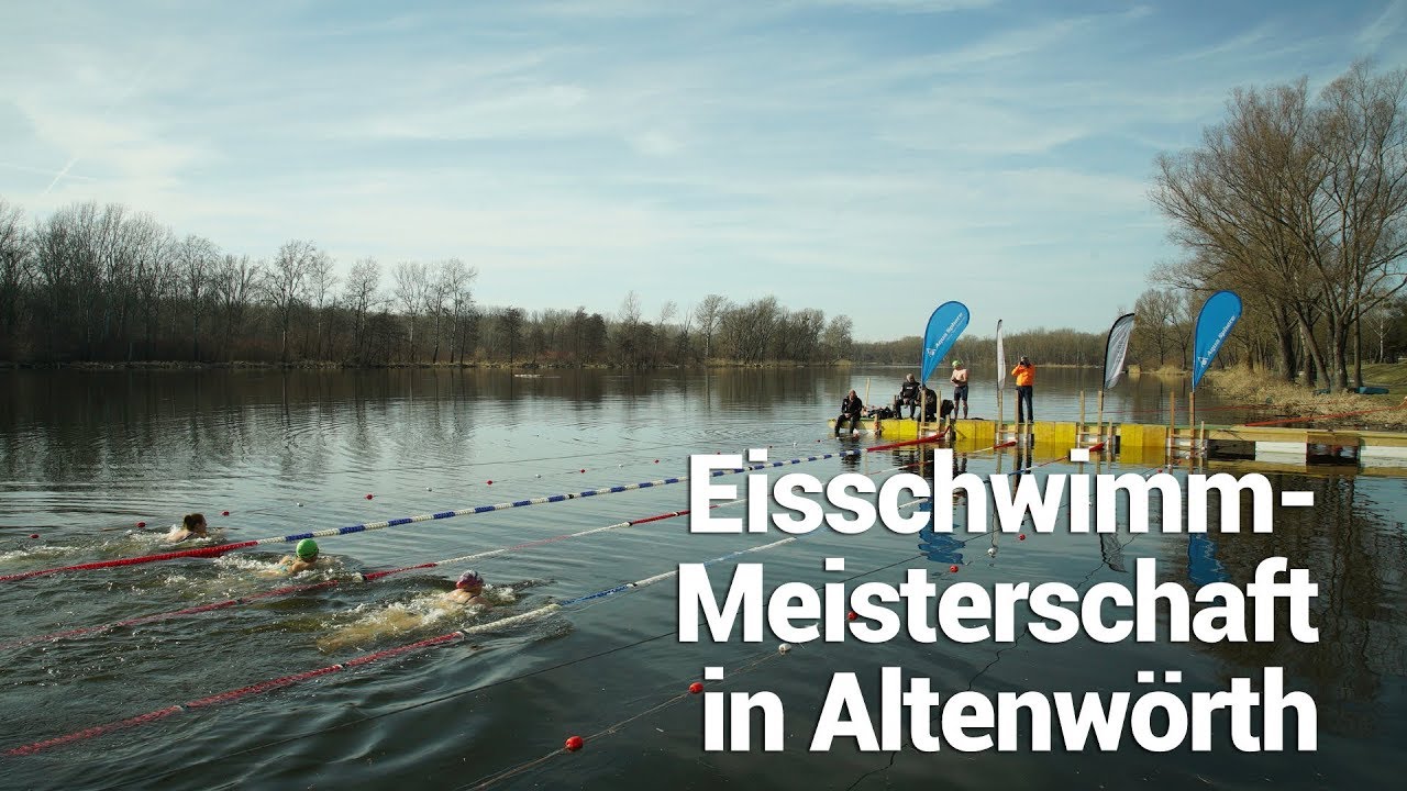 Eisschwimm-Meisterschaft: Um die Wette kraulen im eiskalten Wasser