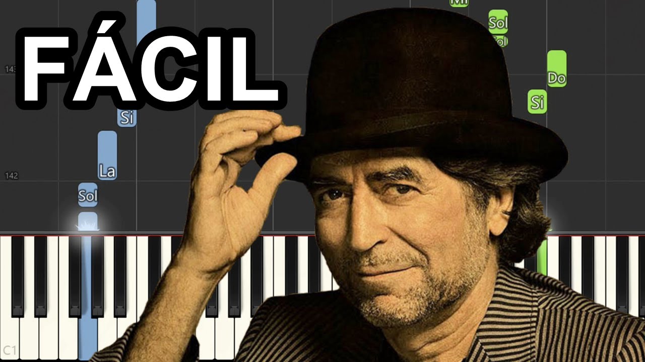 Joaquín Sabina - 19 días y 500 noches (PIANO TUTORIAL FÁCIL)