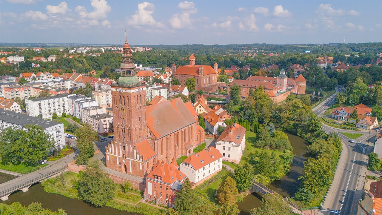 Lidzbark Warmiński z lotu ptaka - lato 2025