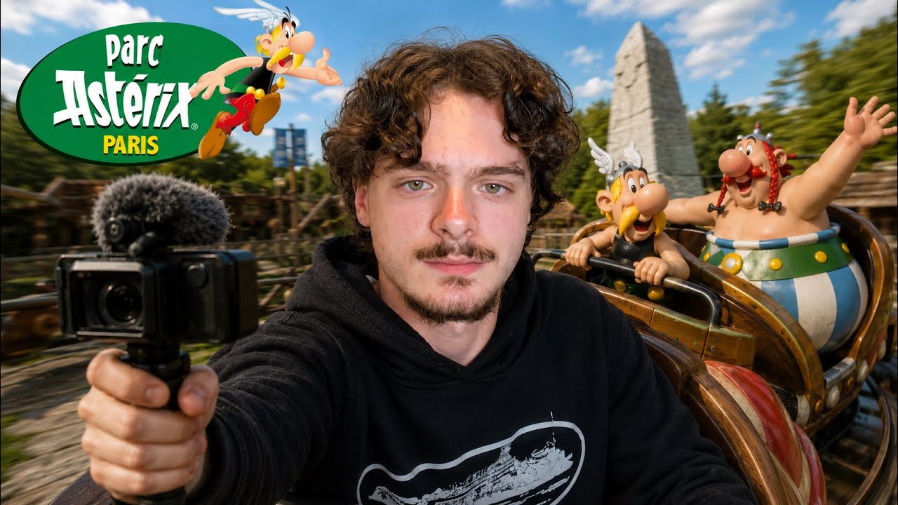 PARC ASTÉRIX ON EST RETOURNÉ EN ENFANCE AVEC @NDEUZA