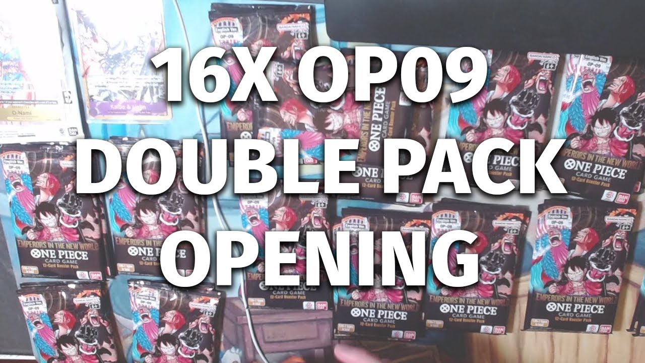 16X OP09 Double Pack Opening! | One Piece TCG