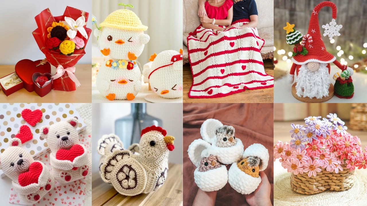 Beautiful & Attractive Crochet Handmade Items 2026 | Crochet Gift Ideas for Valentine’s Day