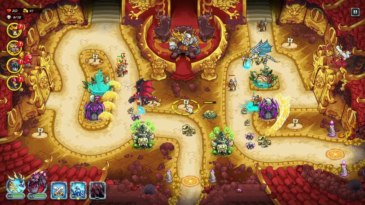 Kingdom Rush Alliance detonado parte 35 The Demon King Stronghold