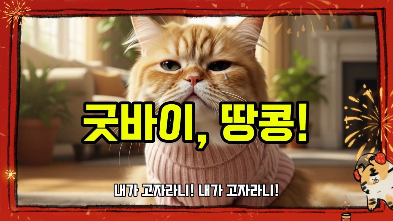 [AI 고양이송] 내가 고자라니! 사라진 나의 땅콩 (6가지 버전)굿바이땅콩 #빵우리의놀이터 #ai뮤직비디오