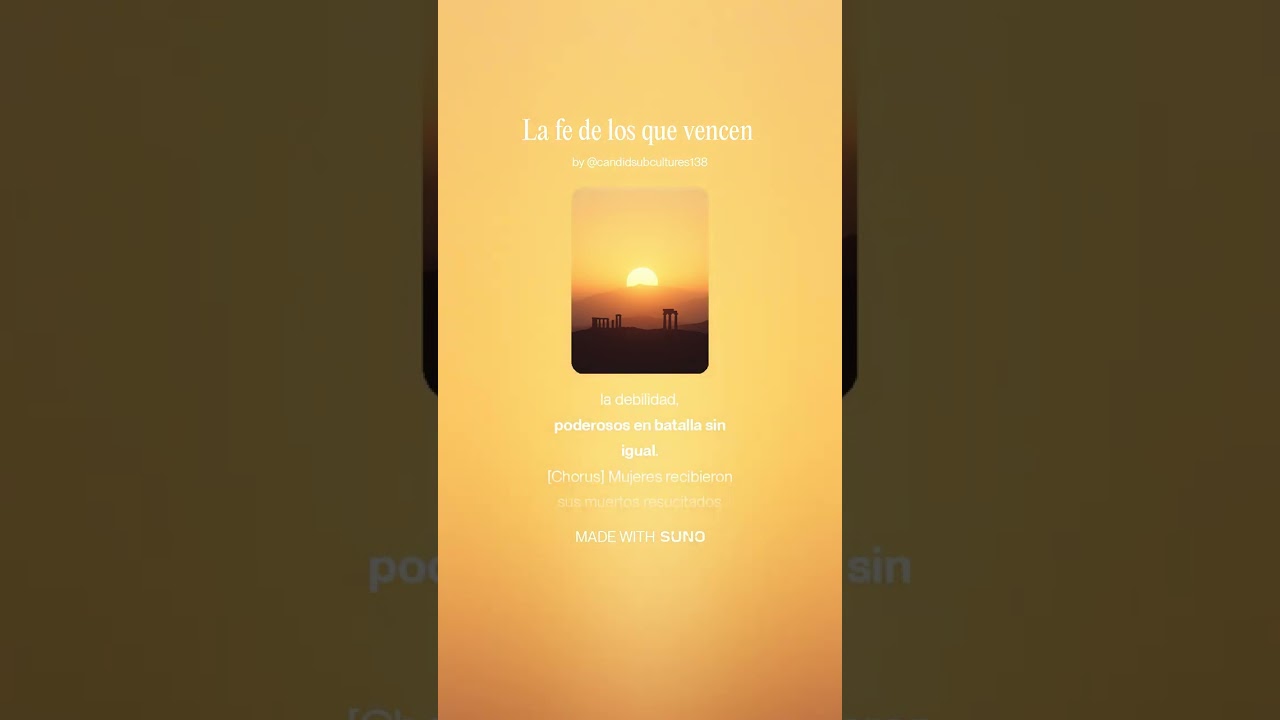 Hebreos 11:30-40 - La fe de los que vencen - LA BIBLIA CANTADA - Adonis Martinez