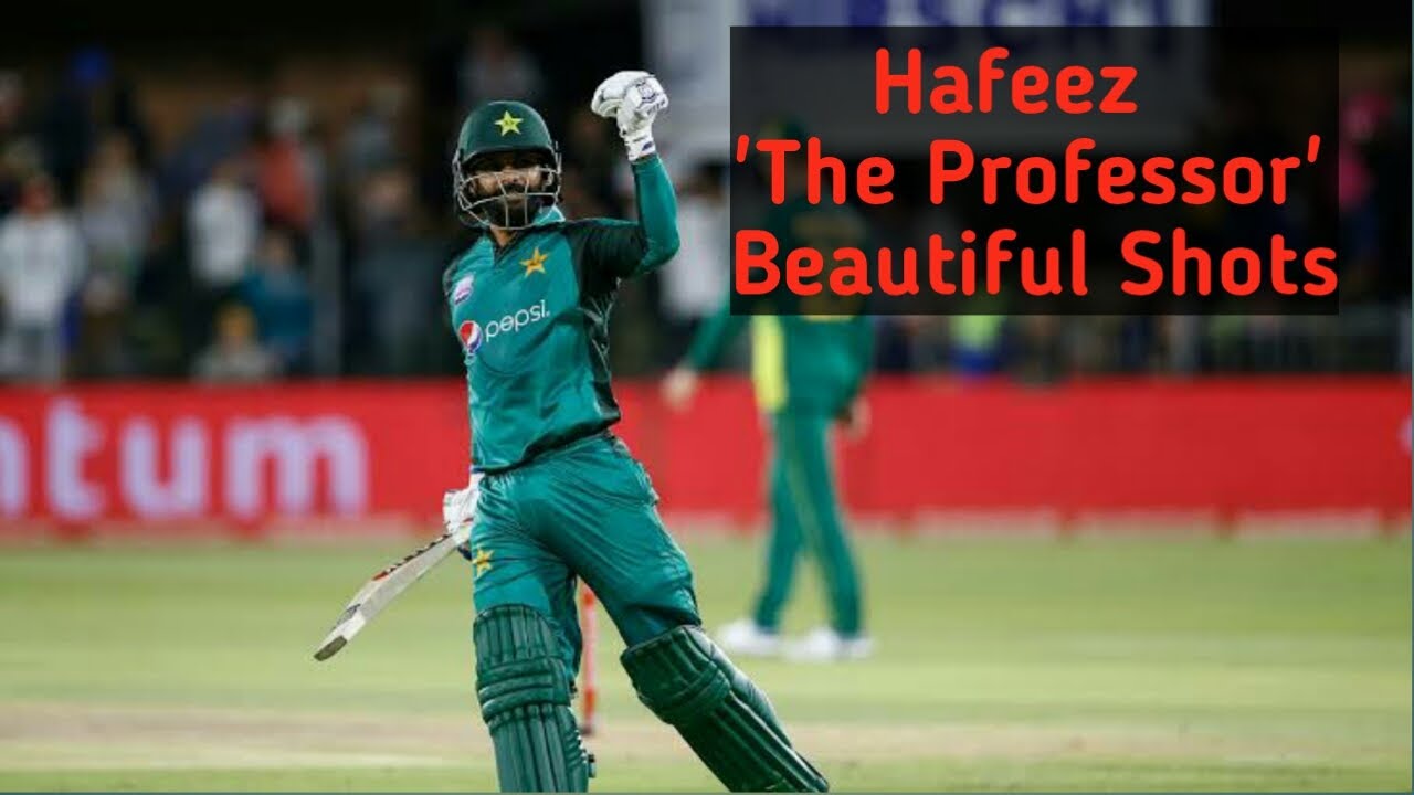 MUHAMMAD HAFEEZ Quickfire Batting against NEW-ZEALAND| Beautiful Cricket Shots by Professor-Hafeez.