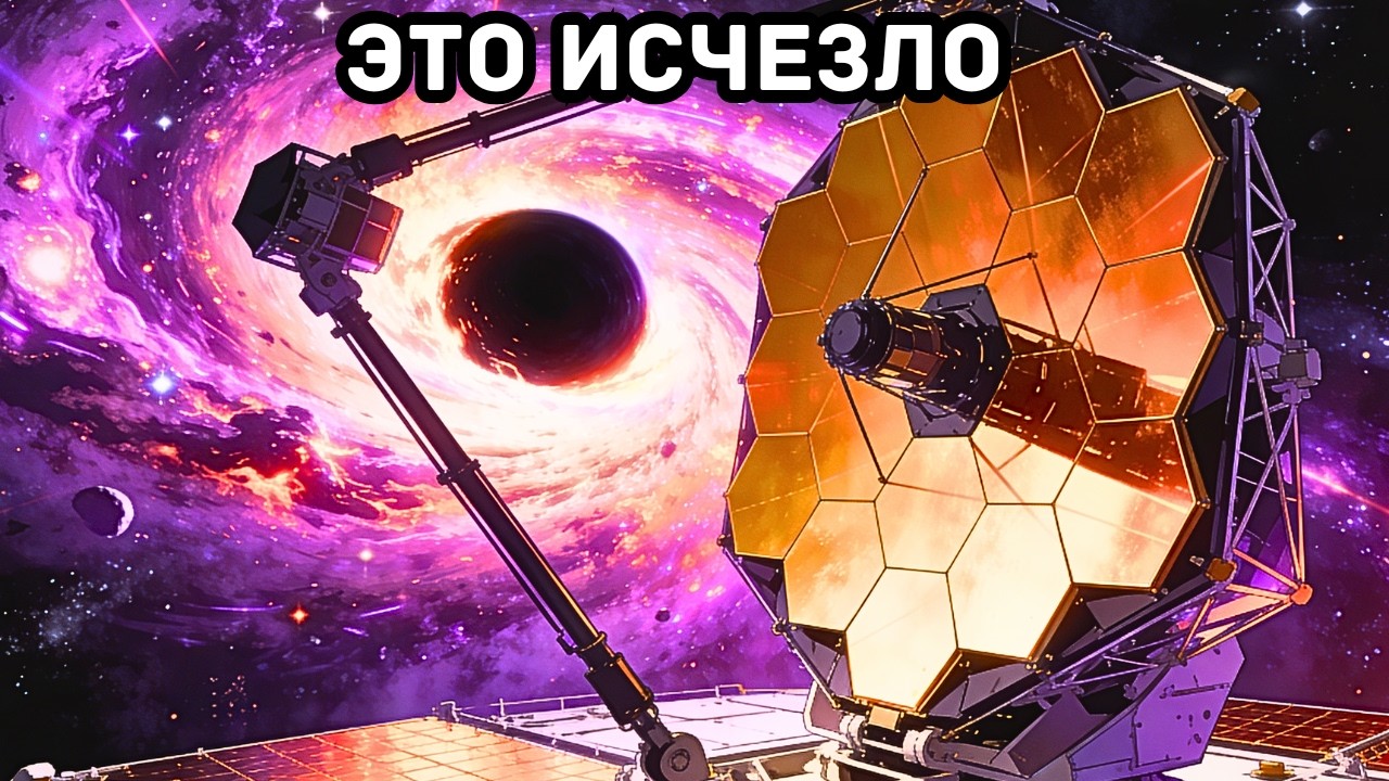 Джеймс Уэбб обнаружил галактику, которая исчезла на глазах у всей Вселенной.