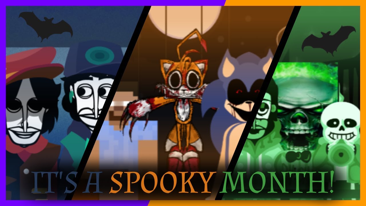 IT'S A SPOOKY MONTH // Incredibox The Hotel, Terrors, Green & Mean // Halloween triple mix special