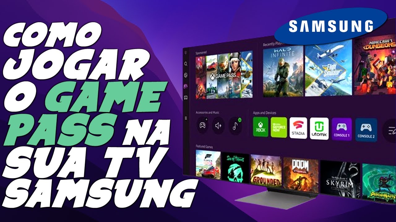 Como JOGAR o GAME PASS na TV SAMSUNG (Cloud Gaming)