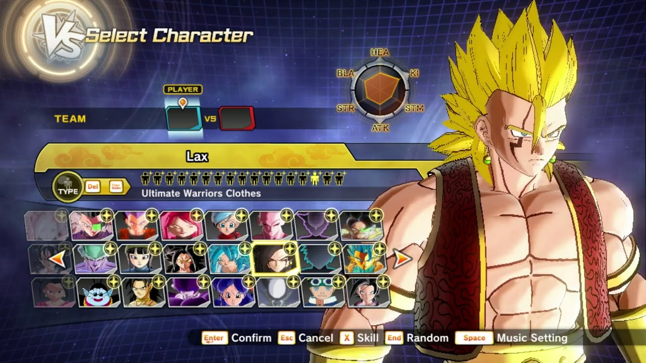Dragon Ball Xenoverse 2 custom character pack