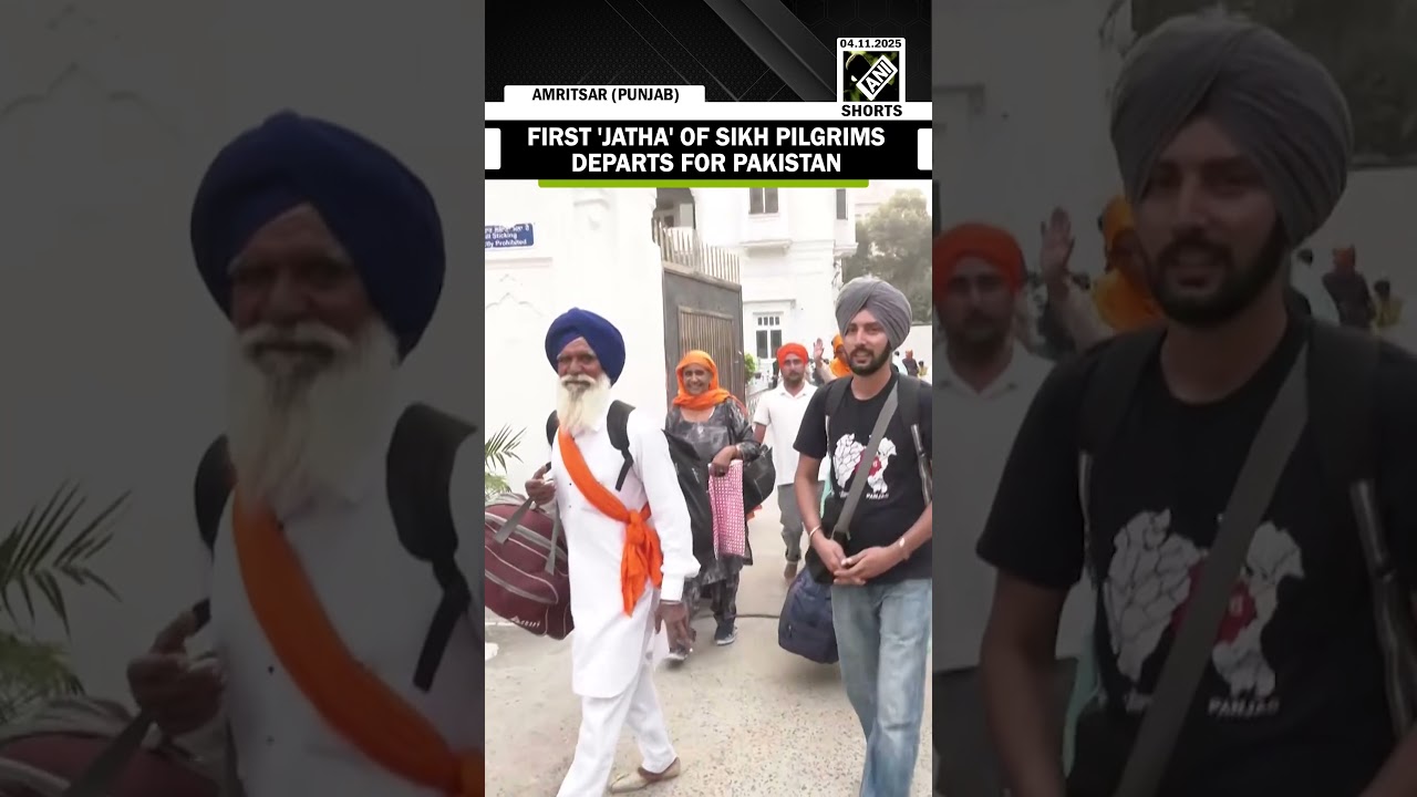 Sikh jatha of 1796 devotees departs for Pak to celebrate Guru Nanak Dev Ji&rsquo;s birth anniversary