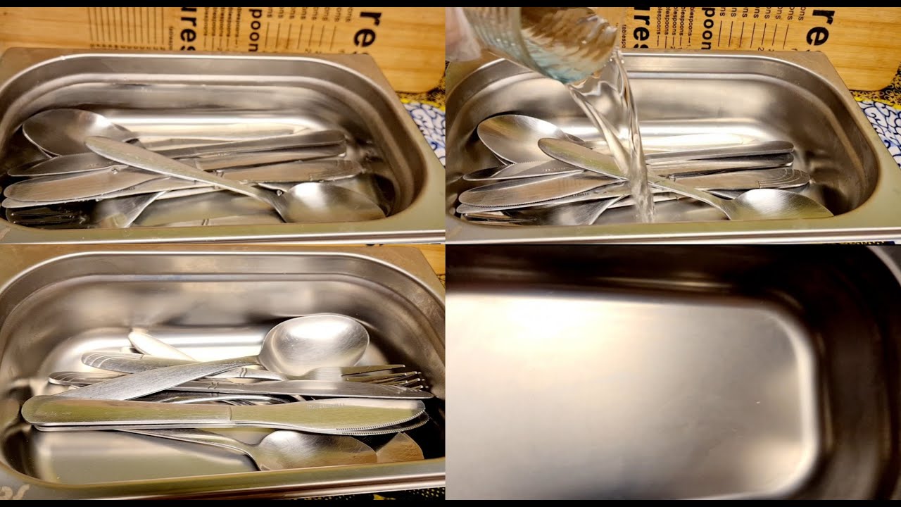 Comment Retrouver L'&eacute;clat De Mes Couverts ( cuill&egrave;re,fourchette, couteau ) #couverts #astucesdujour