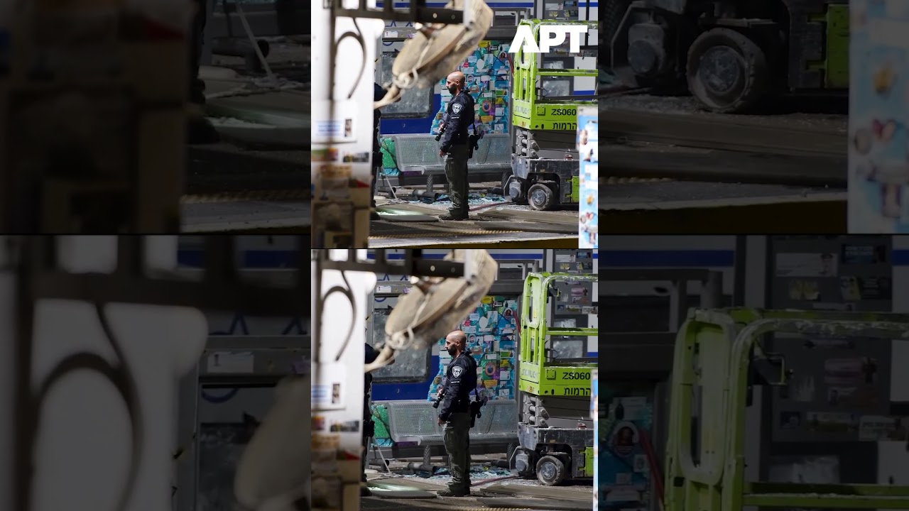 Heavy Damage At Tel Aviv Train Station After Missile Interception | APT