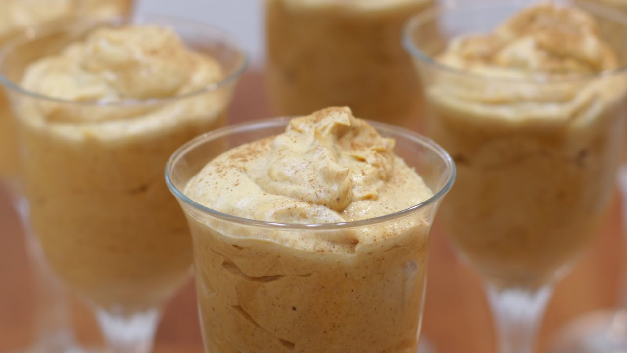 How to Make Pumpkin Mousse | Easy Homemade Pumpkin Mousse Recipe No Eggs