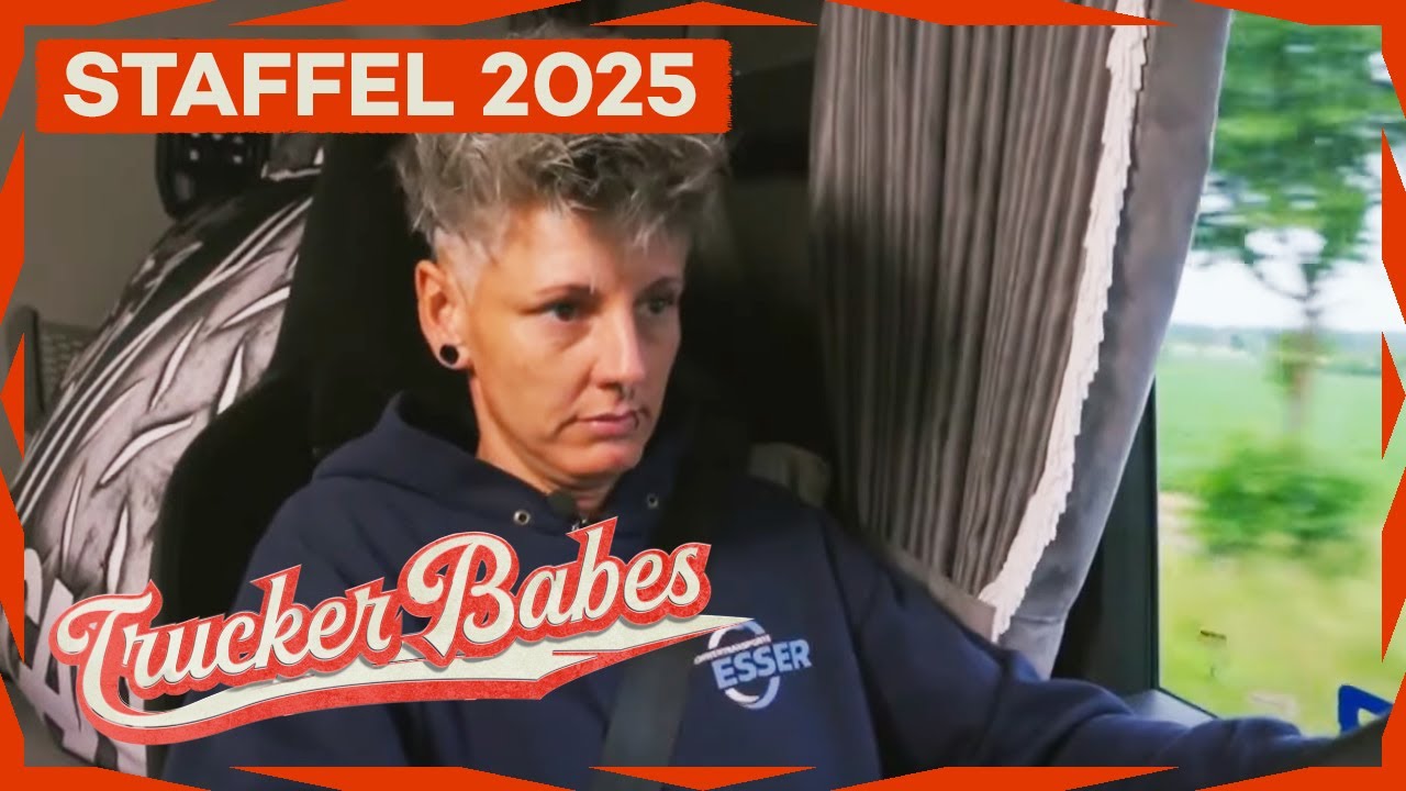 The sizzling seat: Steffka's race against time on Monday morning | Trucker Babes | Kabel Eins