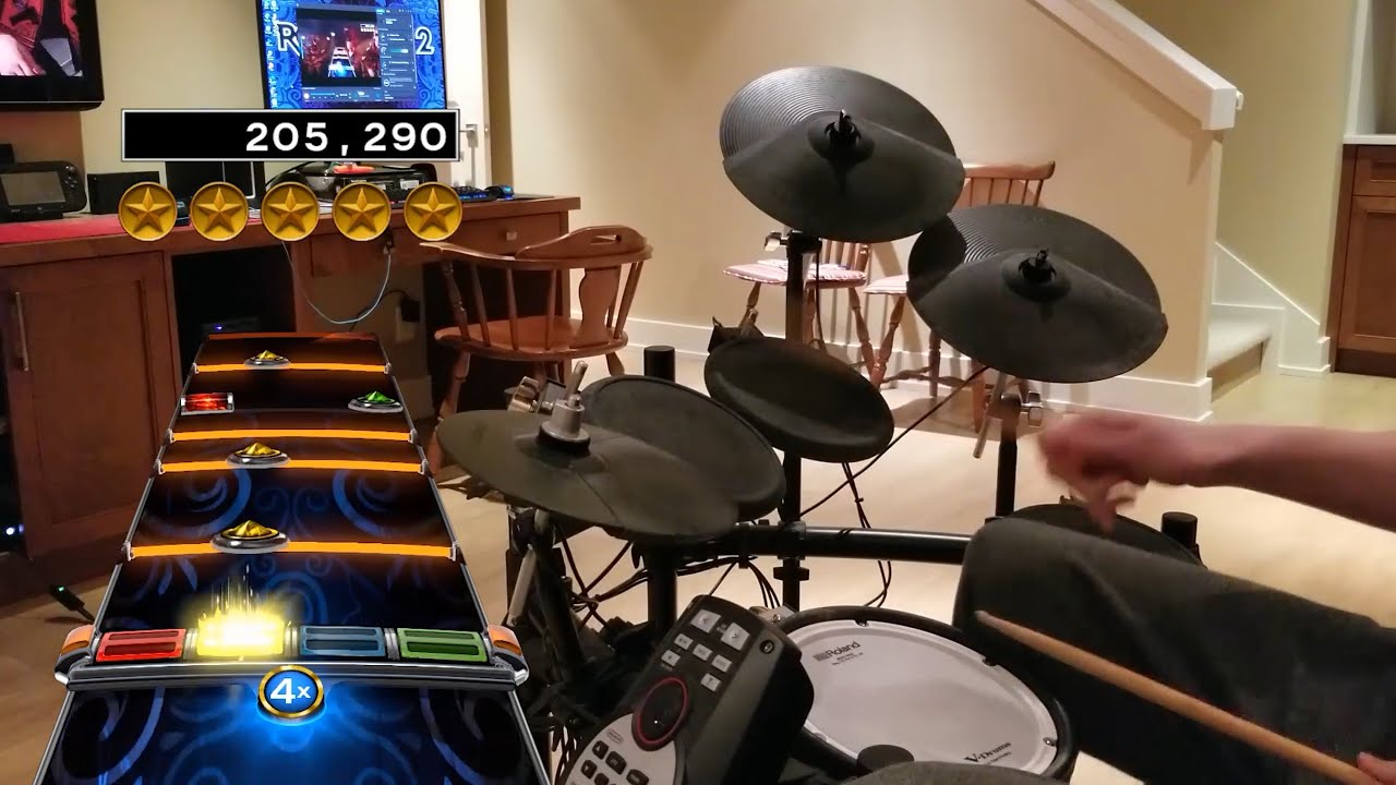 Hell Ain't a Bad Place to Be (Live) by AC/DC | Rock Band 4 Pro Drums 100% FC