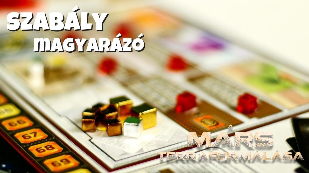 A Mars Terraformálása társasjáték 📜 Kötelezők rövidebben (szabálymagyarázó)