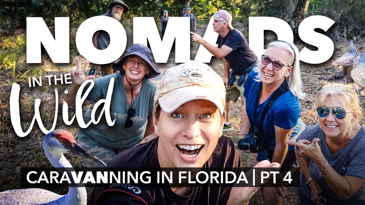 Florida van life: Nomads traveling together (Van tour & amazing wildlife at Circle B Bar Reserve!)