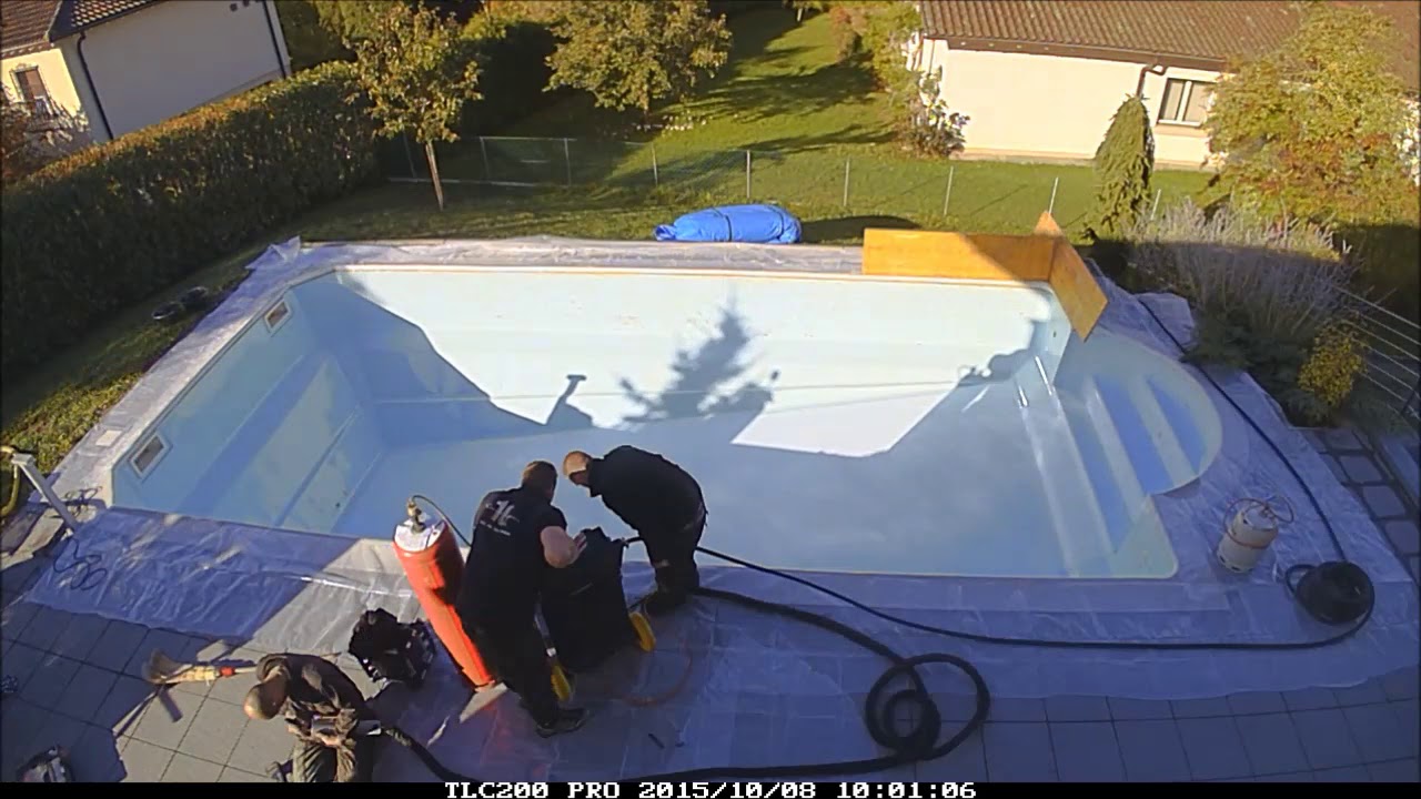 IBIX thermal fiberglass coating timelapse