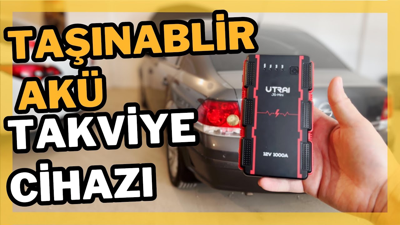 Utraı Jstar Mini 13000MAH 1000A Jump Starter Taşınabilir Akü Takviye Cihazı