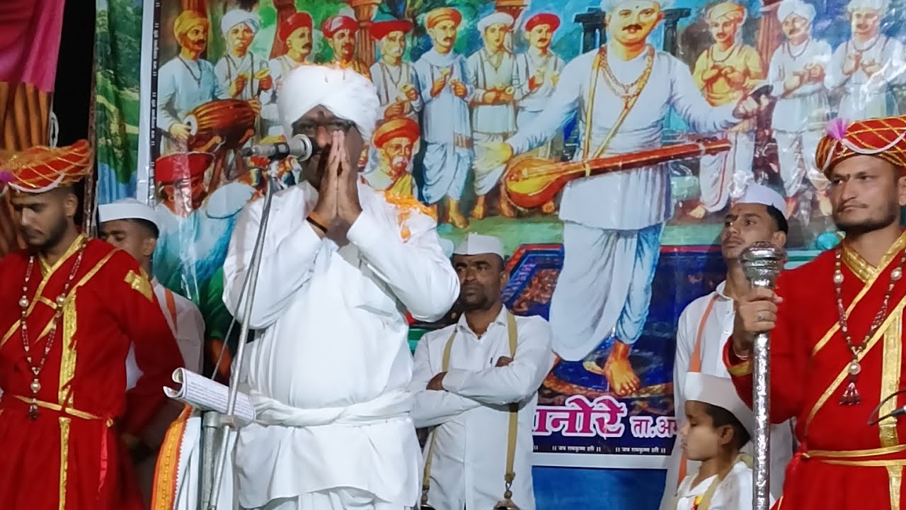 🙏🙏 ह .भ .प .गुरुवर्य रावसाहेब महाराज मुकटी याची कीर्तन सेवा आनोरे येथे 🙏🙏 