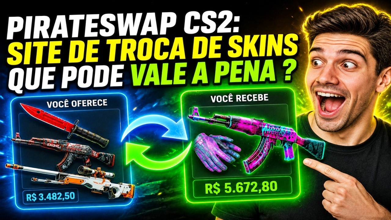 PIRATESWAP: SITE DE TROCA DE SKINS DE COUNTER STRIKE 2 (CS2)
