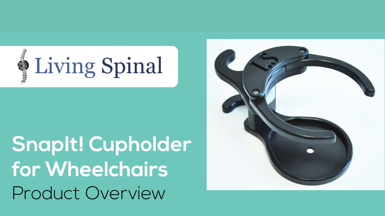 SnapIt! Cupholder for Wheelchairs