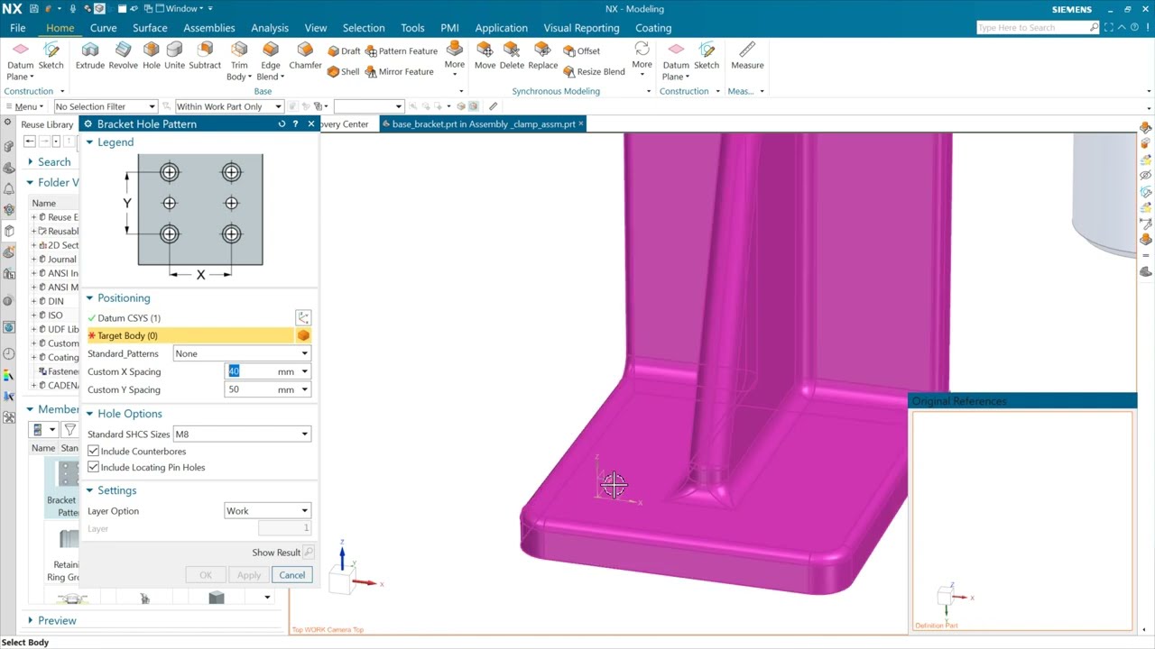 NX Feature Templates: Parameter Tables Integration [NX 2212]