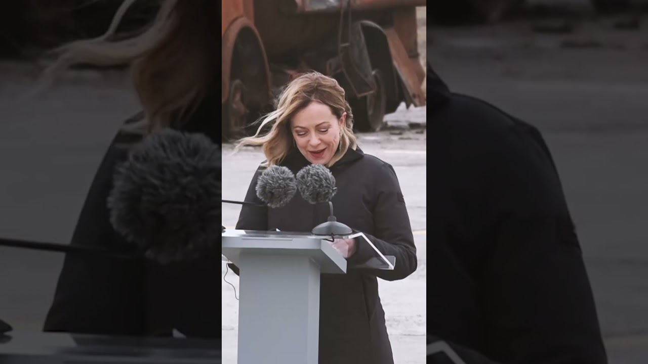 L'intervento del Presidente Meloni da Kiev