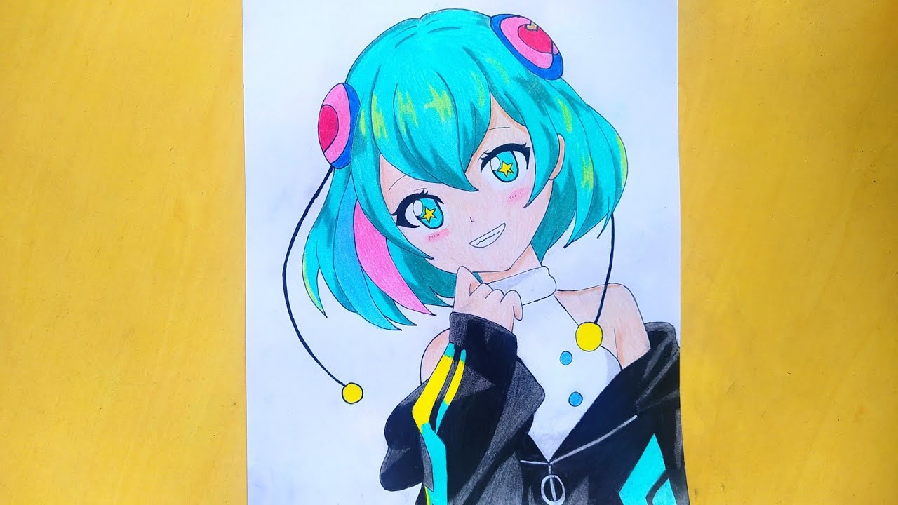 رسم لالا من قوة غليتر بالخطوات 🥰🥰||رسم انمي سهل جدا