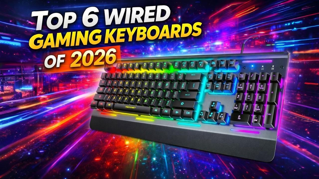 Top 6 Wired Gaming Keyboards of 2026! Budget to The Best