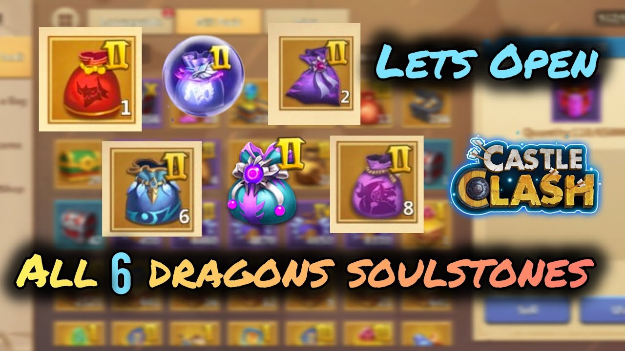 Opening 6 Hero Soulstone Bags (Dynamica, Celestica, Malefica & More) | Castle Clash