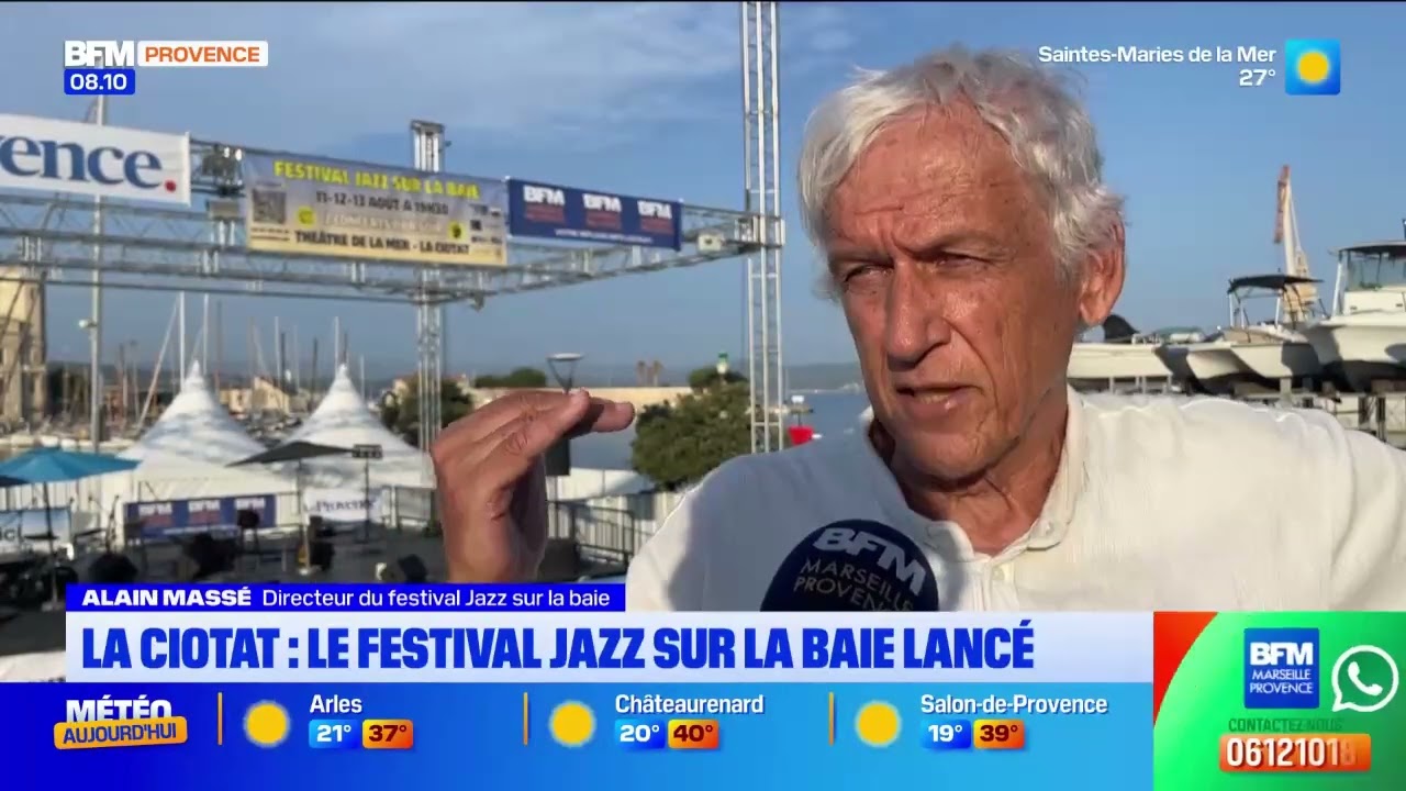 Reportage BFM TV : Festival JAZZ SUR LA BAIE 2025 à La Ciotat