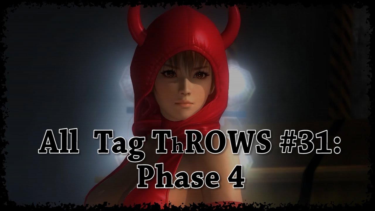 Dead or Alive 5: Last Round - All tag throws #31:  Phase 4 HD (Ares Colossus)