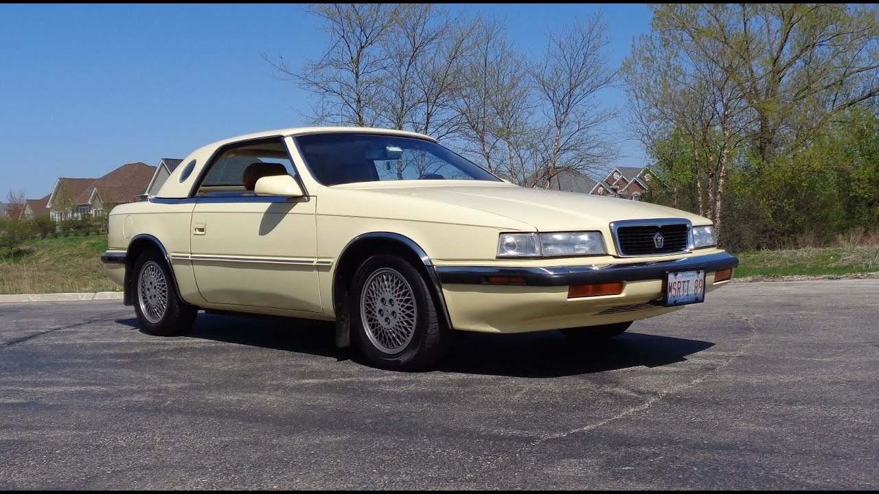 1989 Chrysler Chrysler’s TC by Maserati in Yellow & Engine Sound on My Car Story with Lou Costabile