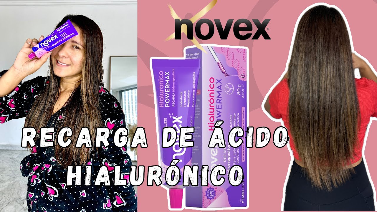 💧 ¿Cómo aplicar la Recarga de Ácido Hialurónico de NOVEX? Pasos para un cabello HIDRATADO y RADIENTE