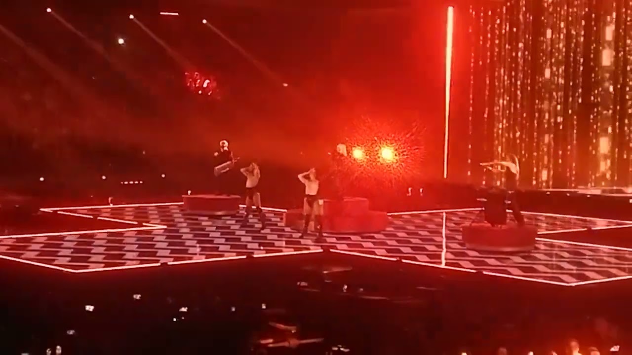 Nebulossa en el ensayo de la segunda semifinal que se hace para el jurado 🇪🇦🇪🇺