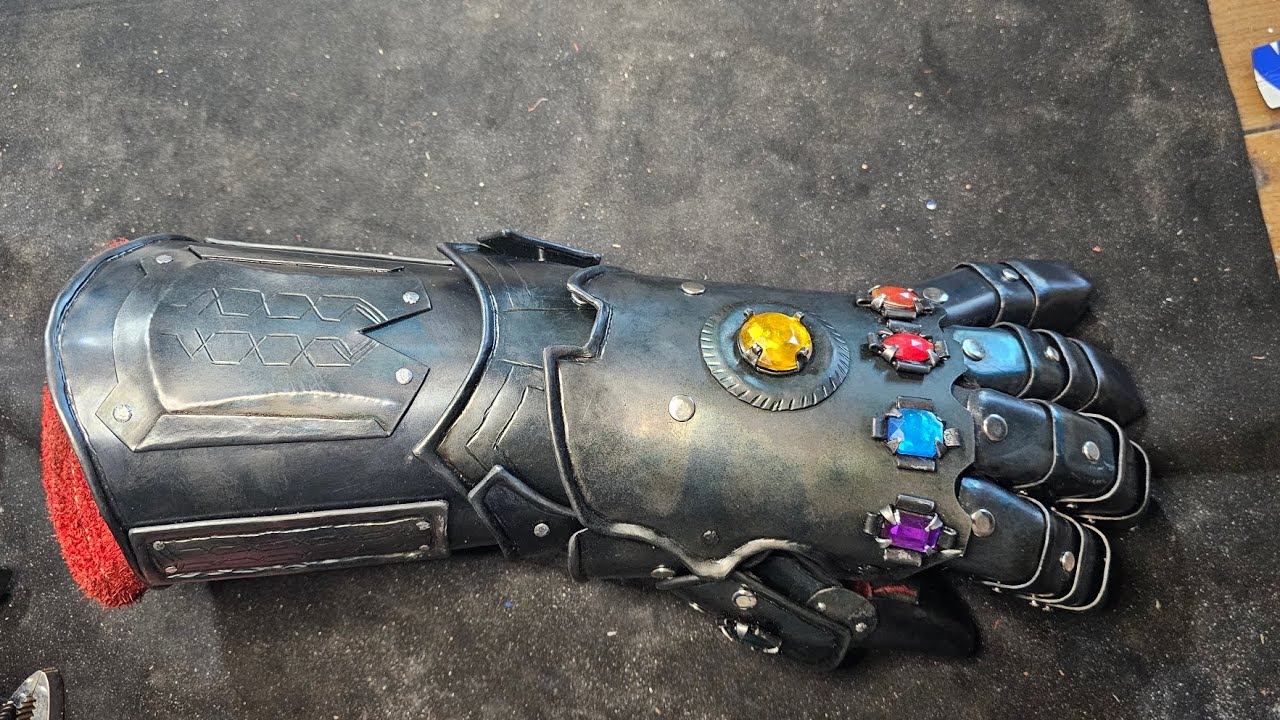 Metal art- infinity gauntlet- medieval version